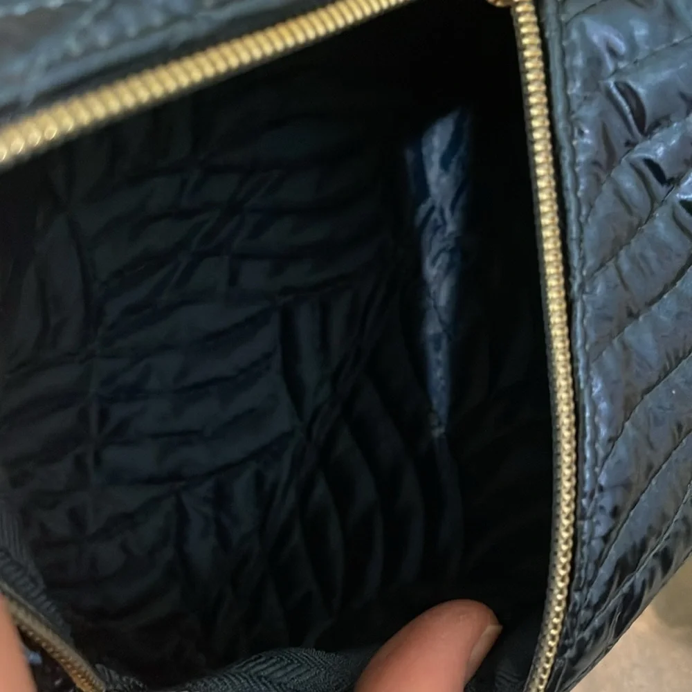 New Ulta Beauty makeup bag  Navy blue color with rose gold zipper
